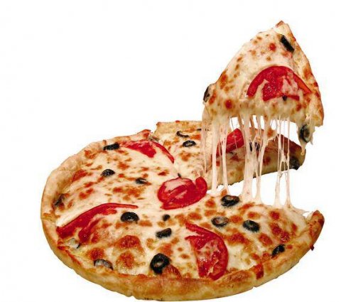 正宗的意大利披萨图片素材