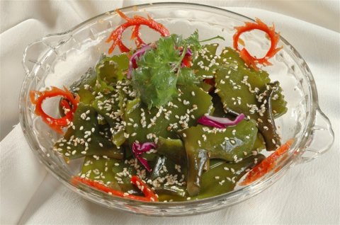 红油海带花-凉菜系列美食素材图片