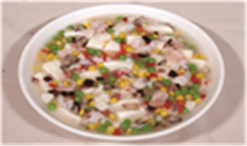 八宝豆腐中式菜品美食素材图片