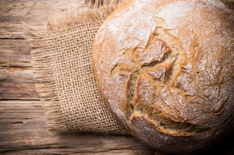 圆形面包摄影图片