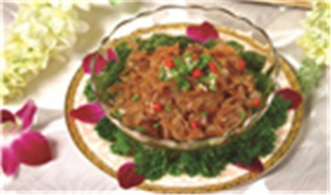 老醋蜇头中式菜品美食素材图片