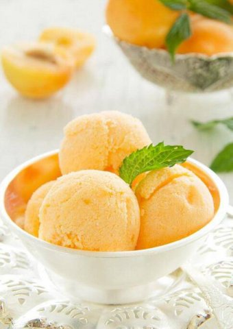 酸奶冰淇淋图片冰凉诱人