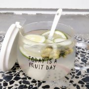 青柠菊花茶高清图片