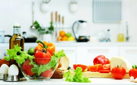 新鲜的蔬菜食材摄影图片
