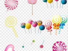 彩虹棒棒糖图片素材下载