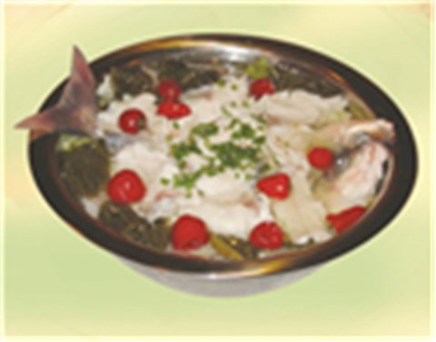 重庆酸菜鱼中式菜品美食素材图片