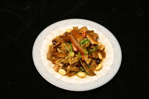 黑笋节节香凉菜系列美食素材图片