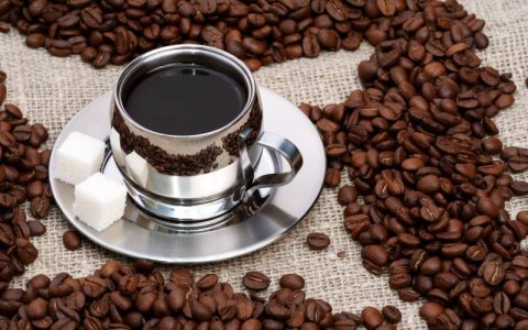 咖啡咖啡豆精致美食图片