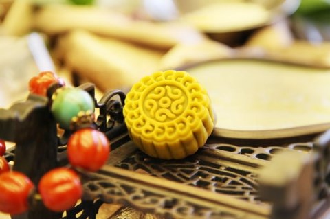 高清中秋节月饼图片
